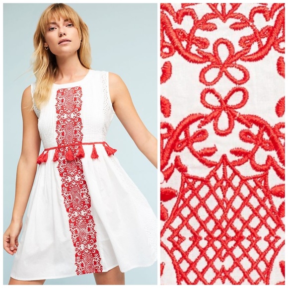 Anthropologie Dresses & Skirts - HTF NWT ANTHROPOLOGIE Margaret Tasseled Dress